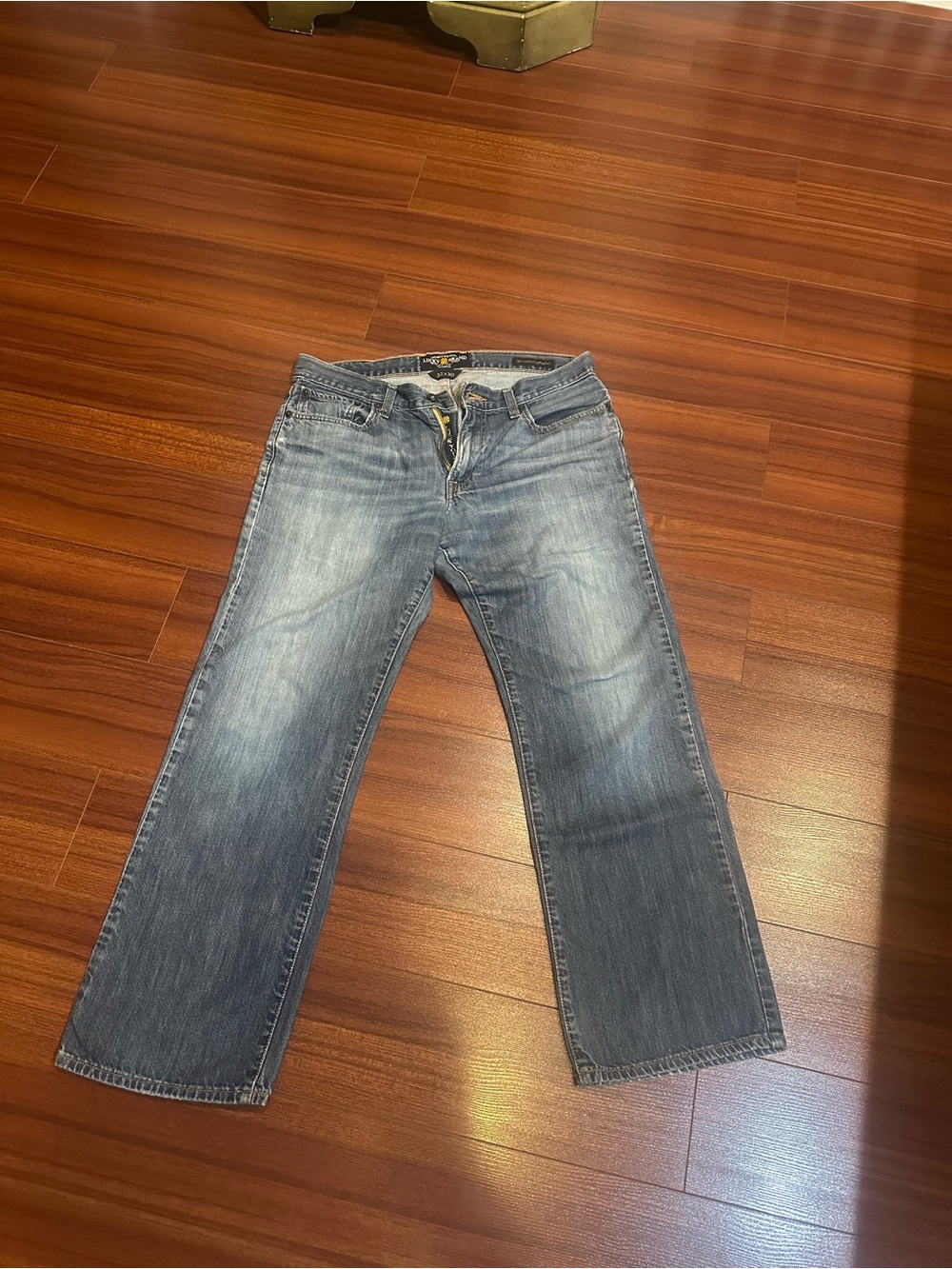 Lucky Brand Men's Faded Blue Bootcut Jeans